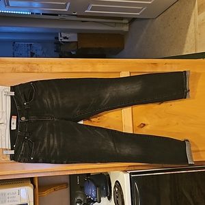 Cabi black denim with silver button 4 excellent condition flattering fit